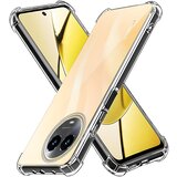 Techsuit Silikonska futrola s ojačanim rubovima za Realme 11 5G - Prozirna | shoptok.hr