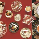 Easy Life Set skodelica za črno kavo s podstavkom Kimono 100ml / 6kos / porcelan, les, (5000199416) | Shoptok.si