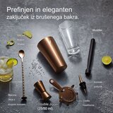 Vonshef 6 delni bakreni set za koktajle | Shoptok.si