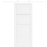  Klizna vrata Bijela 83 x 202 cm Masivna borovina | shoptok.hr