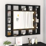  LED ormarić s ogledalom crni 91 x 15 x 76,5 cm | shoptok.hr