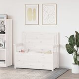 Klupa bijela 112,5 x 51,5 x 96,5 cm od masivne borovine | Eponuda.ba