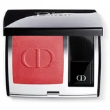 Dior Rouge Blush kompaktno rdečilo s čopičem in ogledalom odtenek 999 (Satin) 6 g