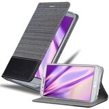 Cadorabo Case, združljiv z LG v sivi črni barvi - zaščitni pokrov z magnetnim zapiranjem, stoječo funkcijo in režo za kartico, (20570440) | Shoptok.si
