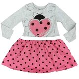 Vrabac Haljina za bebe sa motivom bubamare 5695, Roze | Eponuda.com
