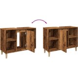 vidaXL Kupaonski ormarić boja drva 80 x 33 x 60 cm konstruirano drvo | shoptok.hr