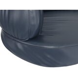  Ergonomski pjenasti krevet za pse modri 75 x 53 cm umjetna koža | shoptok.hr