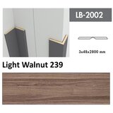 AGT profil Zidni MDF LB-2002 Light Walnut (239) 2800x48x3mm ( 026-059 ) Cene