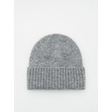 Reserved kapa beanie iz mešanice volne - siva Cene