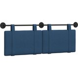  Držeće uzglavlje Zidne Jednobojno Plava 130 x 55 x 5 cm tkanina - Plava 120 cm bez LED svjetla | shoptok.hr