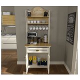 Hanah home Višenamenska vitrina za kafe Krem Hrast Bela boja FRN 21028 1 | ePonuda.com