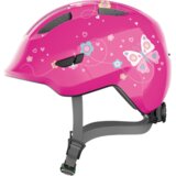 Abus Dečija kaciga za bicikl Smiley 3.0, Butterfly, Veličina M, Roze Cene