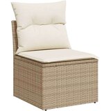 vidaXL 7-dijelni set vrtnih sofa od poliratana s jastucima bež | shoptok.hr