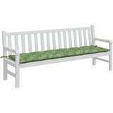  Jastuk za vrtnu klupu s uzorkom lišća 200x50x7 cm od tkanine | Eponuda.ba