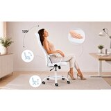 Sofotel Tamar 2468 ergonomska uredska stolica od mikromreže – bela | Shoptok.si