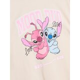 Sinsay Pamučna majica s printom Stitch | shoptok.hr