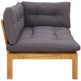  Kantasti Sofe Jedinica Prirodna i tamno siva 132 x 92 x 82 cm | Eponuda.com