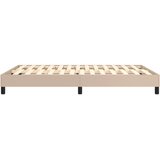  Okvir za krevet s oprugom boja cappuccina 140x200 cm od umjetne kože | shoptok.hr
