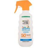 Garnier Ambre Solaire Kids Sensitive Advanced Spray vodoodporna zaščita pred soncem za telo 270 ml Cene