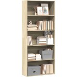 vidaXL Ormarić za knjige boja hrasta 80x30x189 cm drveni | shoptok.hr