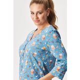 Cornette Kratka bombažna spalna srajca Owls | Shoptok.si
