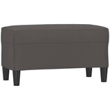  Klupa siva 70 x 35 x 41 cm od umjetne kože | shoptok.hr