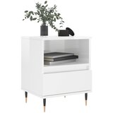  Noćni ormarići 2 kom sjajni bijeli 40x35x50cm konstruirano drvo | Eponuda.com