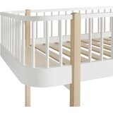 Oliver Furniture® krevet na kat loft bed 90x200 white/oak | shoptok.hr