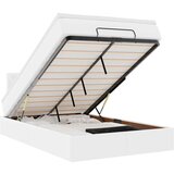 vidaXL otomanski okvir kreveta s madraca bijeli 120x190cm umjetna koža | shoptok.hr