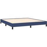  Posteljni okvir moder 160x200 cm blago, (20794743) | Shoptok.si