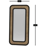 Hanah home podno ogledalo ova, 90 x 180 cm, crno | Eponuda.com