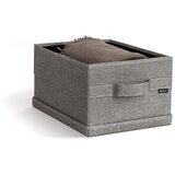 Bigso Siva tekstilna škatla za shranjevanje s pokrovom 27x36x19 cm Soft Storage Small – | Shoptok.si