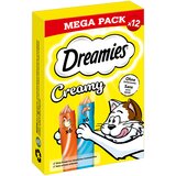 Dreamies Creamy Snacks s piletinom i lososom - 12 x 10 g | shoptok.hr