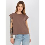 BASIC Feel Good T-shirt-RV-TS-4833.36X-brown | Shoptok.si