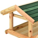 Hranilica za ptice sa stalkom 37x28x100 cm od masivne jelovine | Eponuda.com