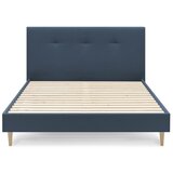 Bobochic Paris Tamnoplavi tapecirani bračni krevet s podnicom 180x200 cm Tory - Cijene
