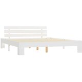  Posteljni okvir bel iz trdne borovine 160x200 cm, (20606501) | Shoptok.si