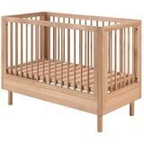Vipack Otroška posteljica iz masivnega hrasta z nastavljivo višino 60x120 cm v naravni barvi Forrest – | Shoptok.si
