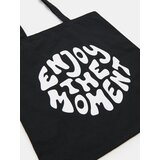 Sinsay Platnena torba shopper s natpisom | shoptok.hr