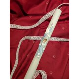  Krstne sveče z angelčkom in modro dekoracijo KRSV 08-02 | Shoptok.si