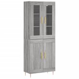  Visoka komoda siva sonome 69,5x34x180 cm od konstruiranog drva | shoptok.hr