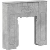 Okvir za kamin Betonska siva 93 x 20 x 89 cm Konstruirano drvo | shoptok.hr