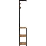  Stalak za kapute s prostorom za cipele 68x30x182 cm drvo manga | Eponuda.ba