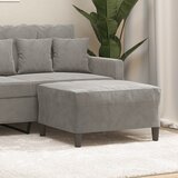 vidaXL Tabure svjetlosivi 70 x 55 x 41 cm baršunasti Cijene
