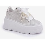 CheBello Leather Sneakers On Platform | shoptok.hr