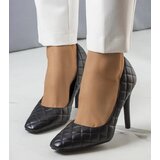 Gemre Quilted Black Stilettos Nadelia | shoptok.hr