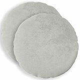  Presvlaka za jastuk 2 pcs HEERLEN Svjetlosiva Ø 60 cm Flanel Cijene
