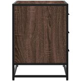 vidaXL Omarica s predali črna 70x41x56 cm konstruiran les | Shoptok.si