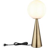 Globo Stolna svjetiljka Pinpal (Ø x V: 20 x 49,5 cm, Zlatna, Bijela) | shoptok.hr