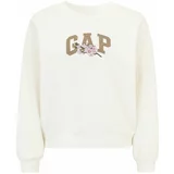 Gap Petite Sweater majica svijetlosmeđa / roza / crna / bijela